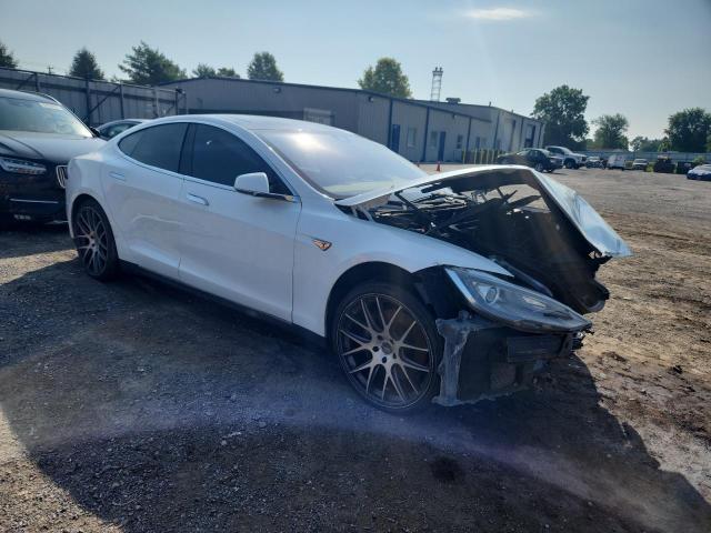 Hatchbacks TESLA MODEL S 2014 Biały