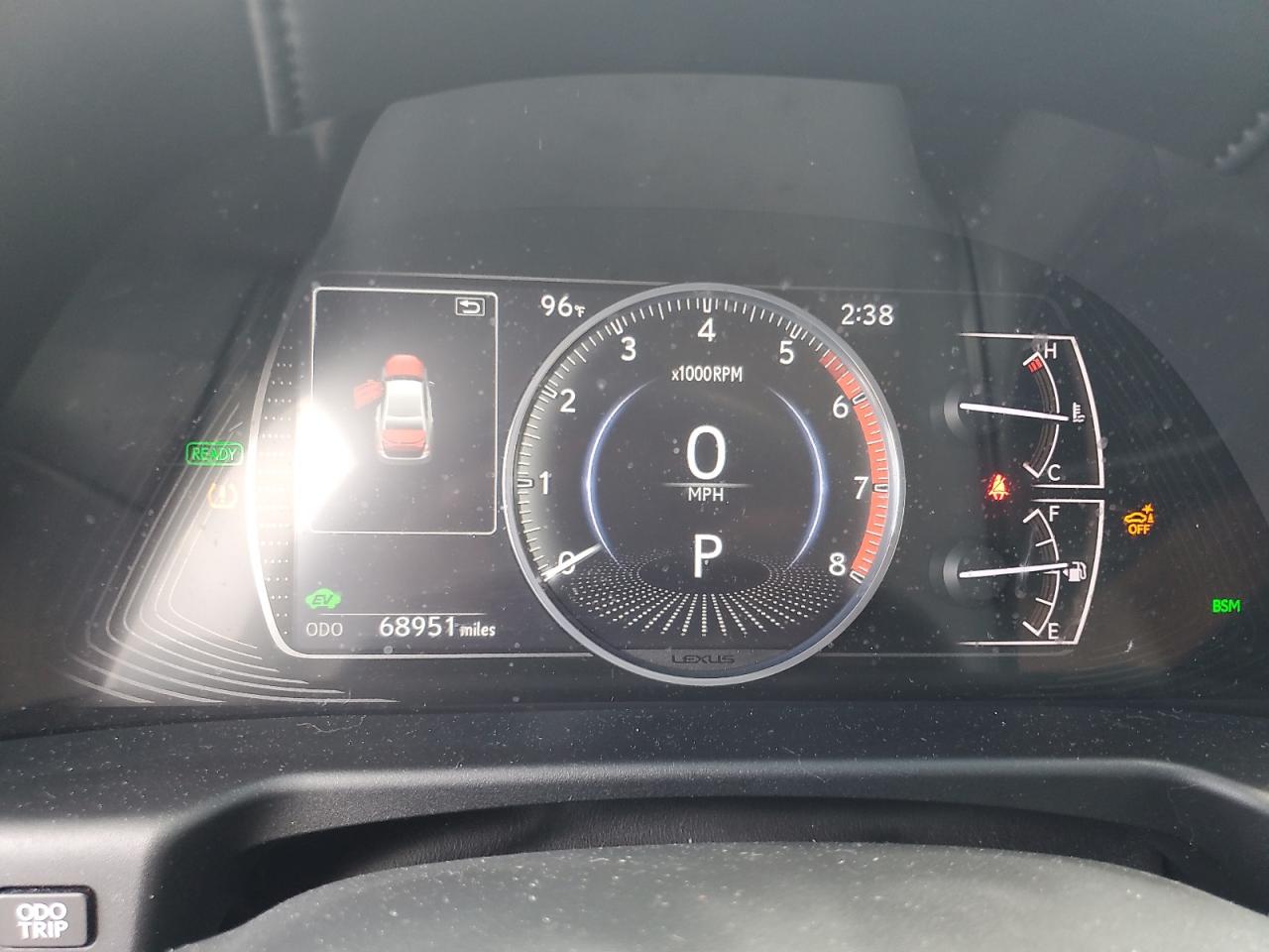 2020 Lexus Es 300H Luxury VIN: 58AE21B18LU005315 Lot: 66000895