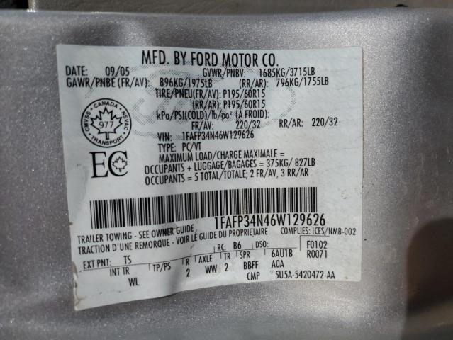 2006 FORD FOCUS ZX4  