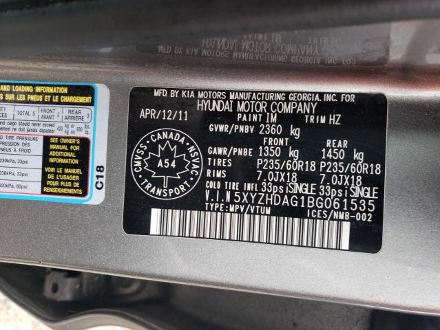 2011 HYUNDAI SANTA FE SE  