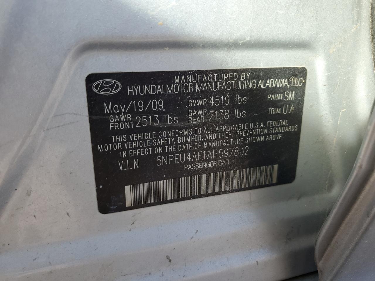 2013 Hyundai Sonata Gls VIN: 5NPEB4AC0DH773298 Lot: 64208155
