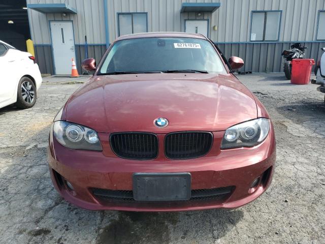  BMW 1 SERIES 2012 Czerwony