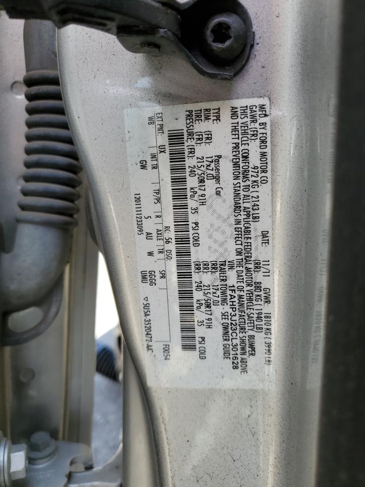 2012 Ford Focus Titanium VIN: 1FAHP3J23CL301628 Lot: 63111535