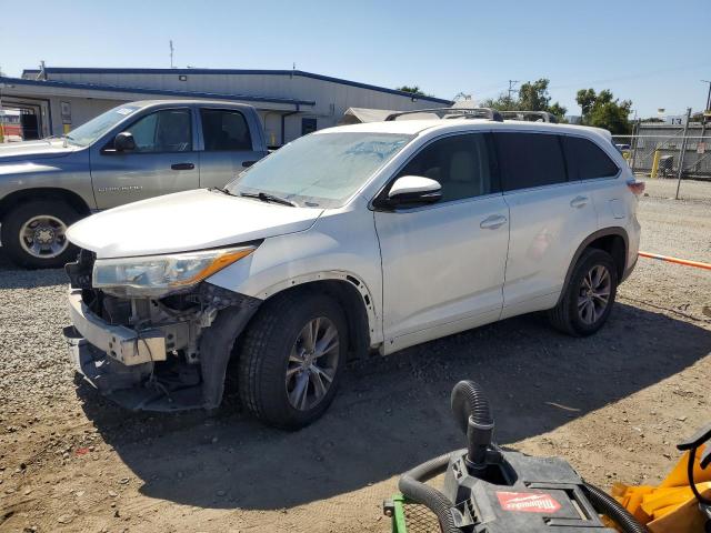  TOYOTA HIGHLANDER 2015 Biały