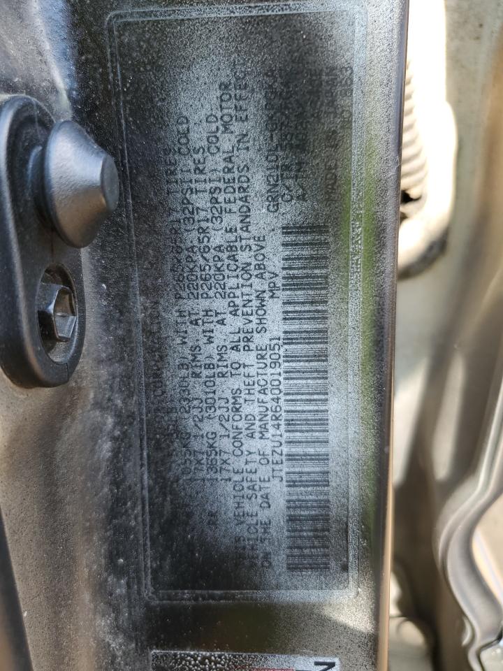 2004 Toyota 4Runner Sr5 VIN: JTEZU14R640019051 Lot: 65479875