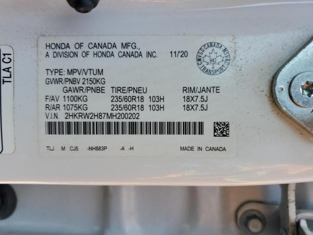 2021 HONDA CR-V EXL  