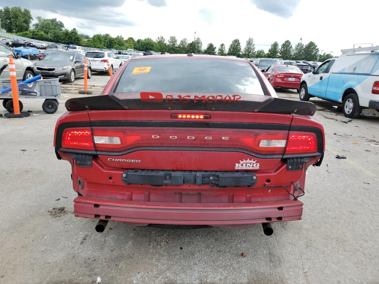 2012 Dodge Charger Sxt VIN: 2C3CDXHG8CH187536 Lot: 65003845