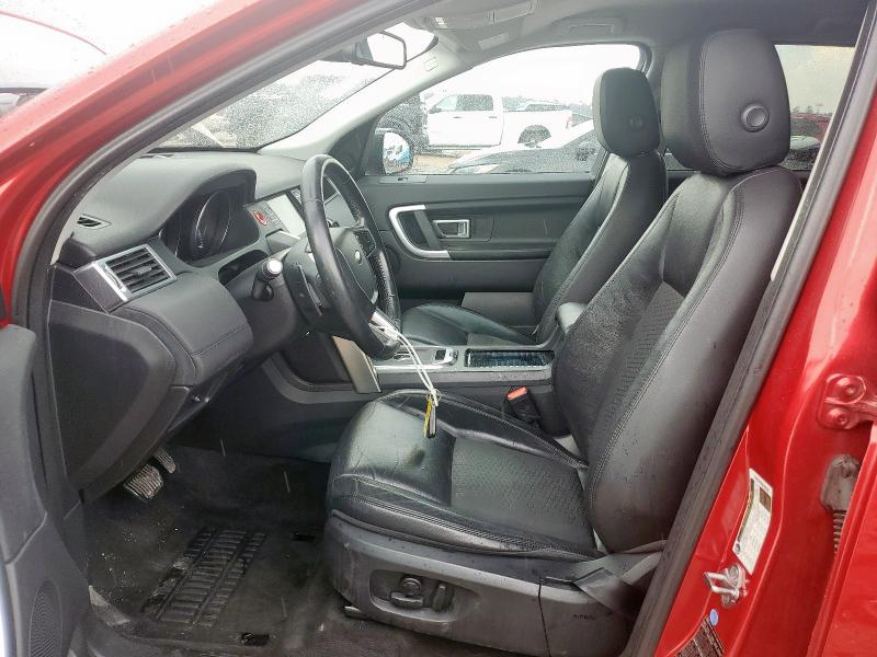 Parquets LAND ROVER DISCOVERY 2016 Czerwony