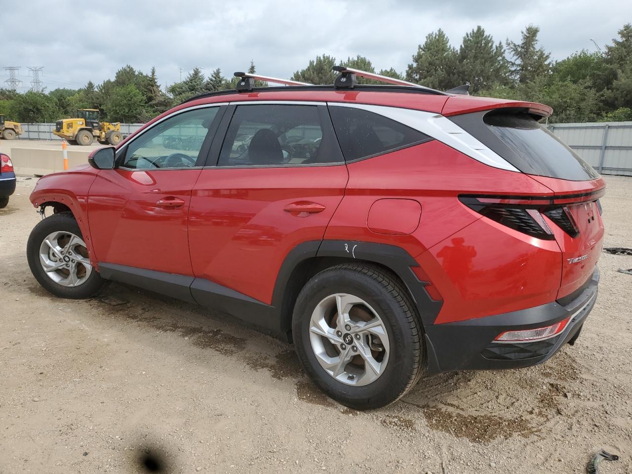 2022 Hyun Tucson Sel Fwd red null gas 5NMJB3AE1NH060791 photo #3