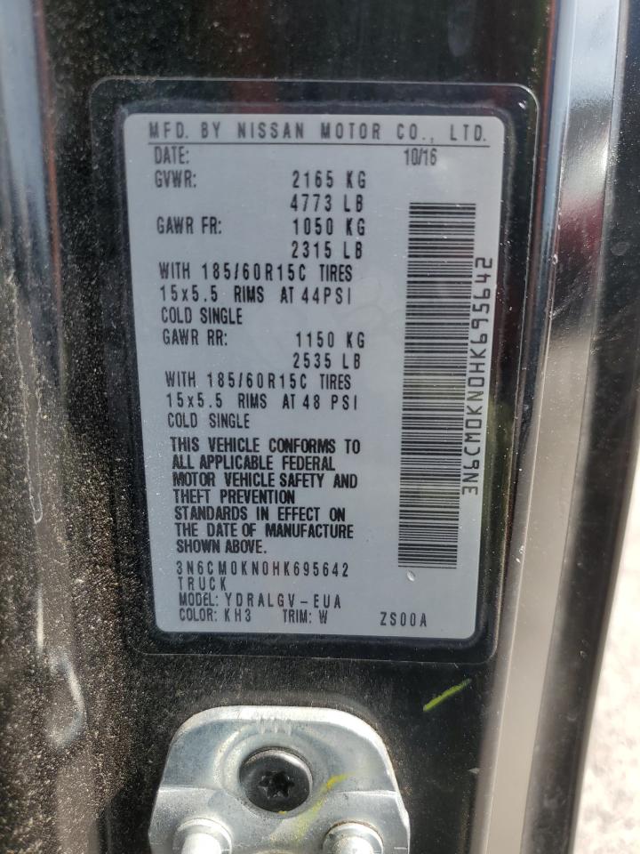 2017 Nissan Nv200 2.5S VIN: 3N6CM0KN0HK695642 Lot: 64443775