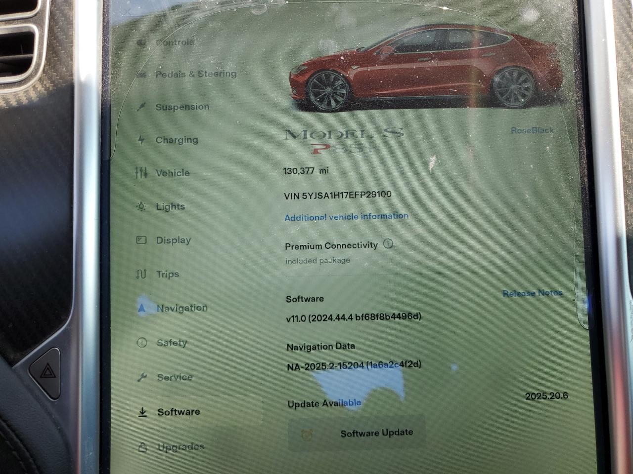 2014 Tesla Model S VIN: 5YJSA1H17EFP29100 Lot: 65081725