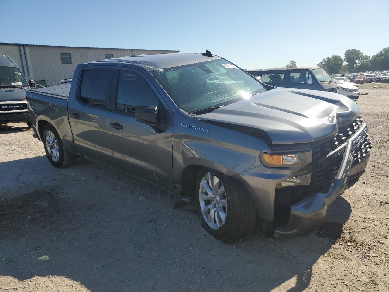 2021 Chevrolet Silverado K1500 Custom VIN: 3GCPYBEK1MG329692 Lot: 64009655