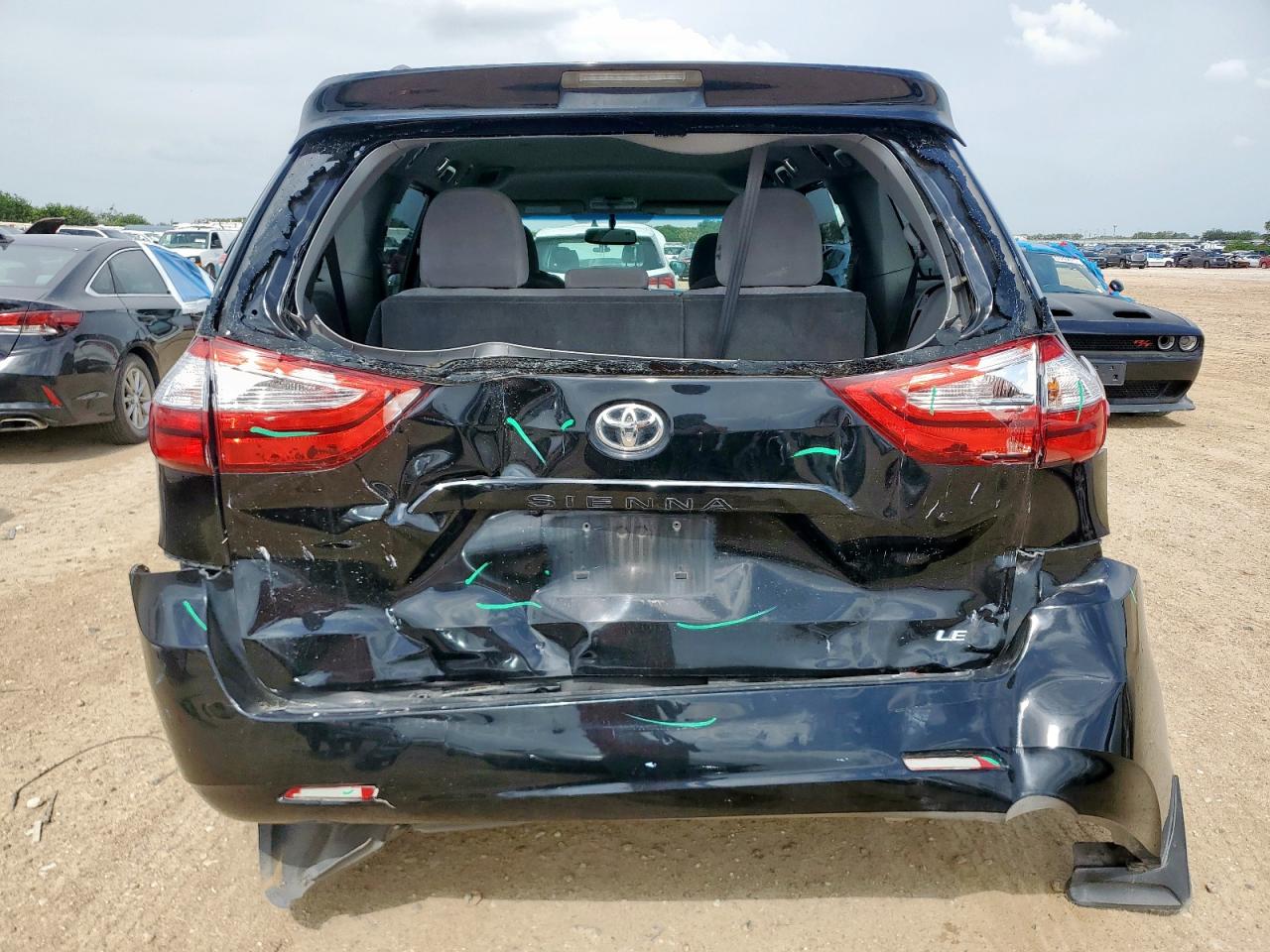 2017 Toyota Sienna Le VIN: 5TDKZ3DC3HS874582 Lot: 63383915