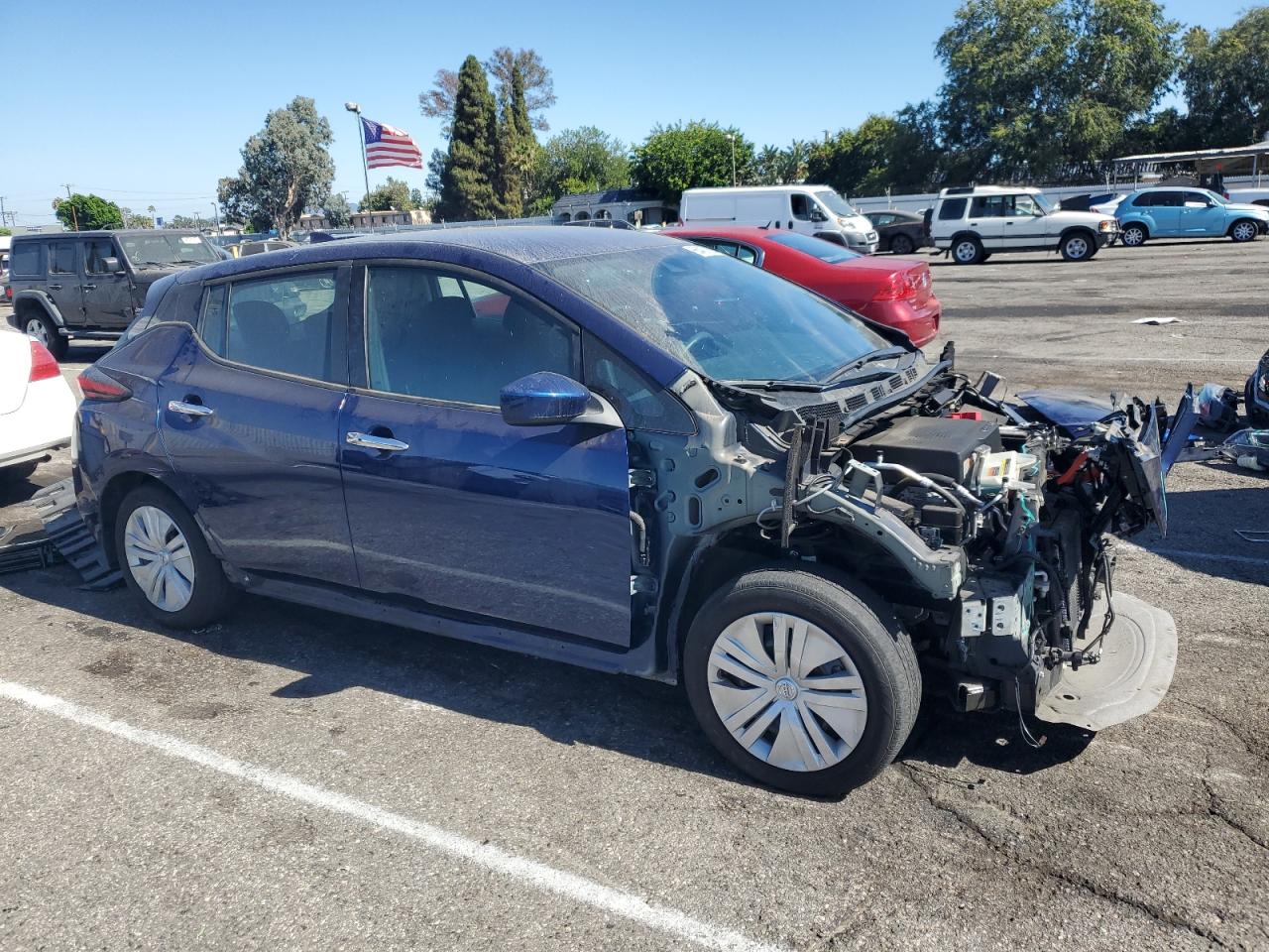 2022 Nissan Leaf S VIN: 1N4AZ1BV5NC555448 Lot: 66407355