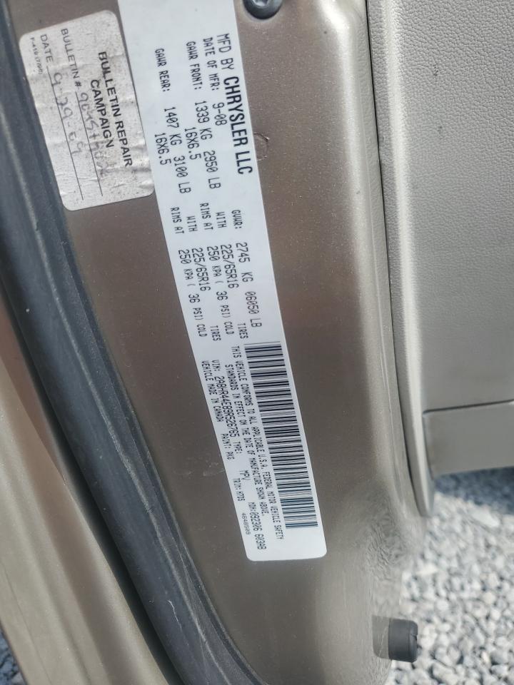 2009 Chrysler Town & Country Lx VIN: 2A8HR44E89R526765 Lot: 64310735