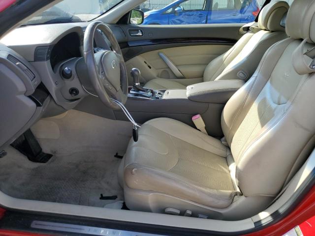  INFINITI G37 2013 Czerwony