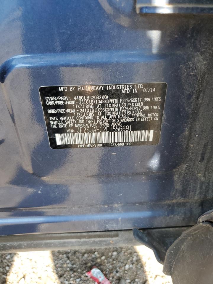 2014 Subaru Forester 2.5I Premium VIN: JF2SJAEC2EH556691 Lot: 63416655