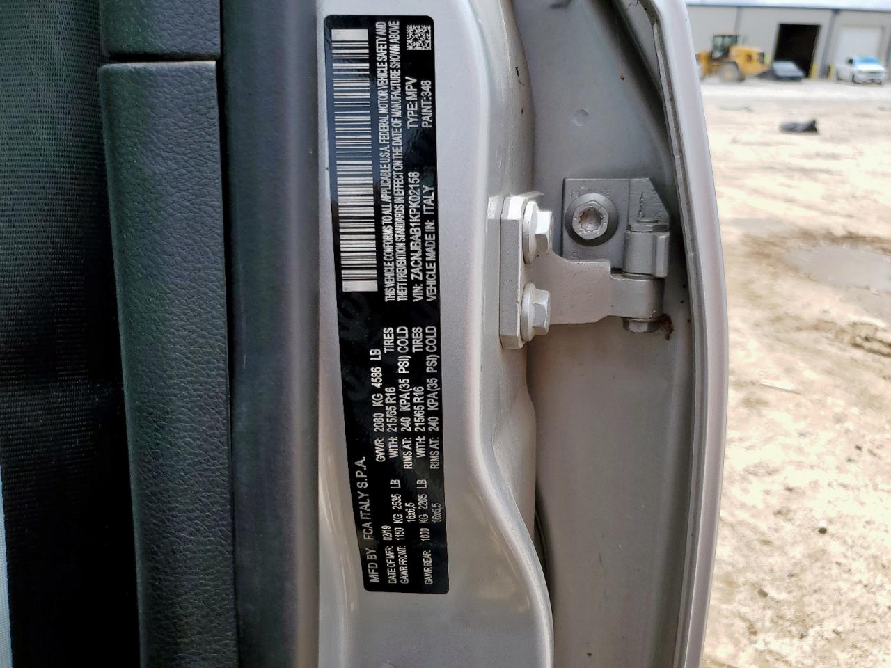 2019 Jeep Renegade Sport VIN: ZACNJBAB1KPK02158 Lot: 63685715