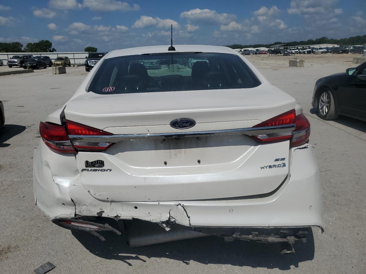2018 Ford Fusion Se Hybrid VIN: 3FA6P0LU6JR245896 Lot: 64814435
