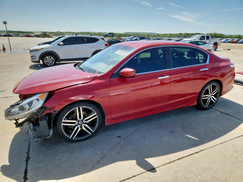  HONDA ACCORD 2017 Красный