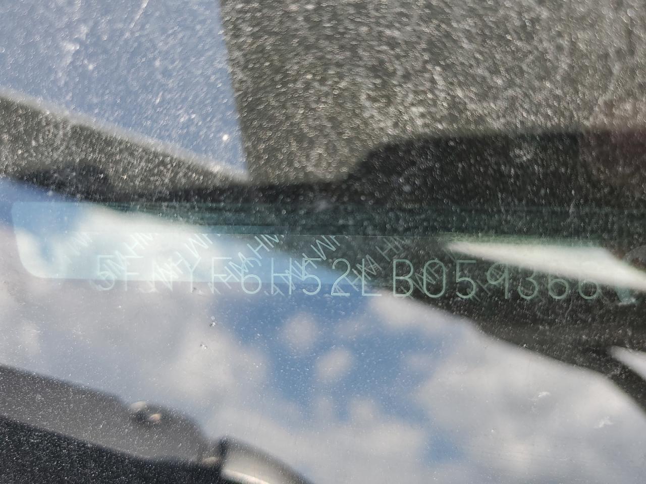 2020 Honda Pilot Exl VIN: 5FNYF6H52LB059366 Lot: 66347655