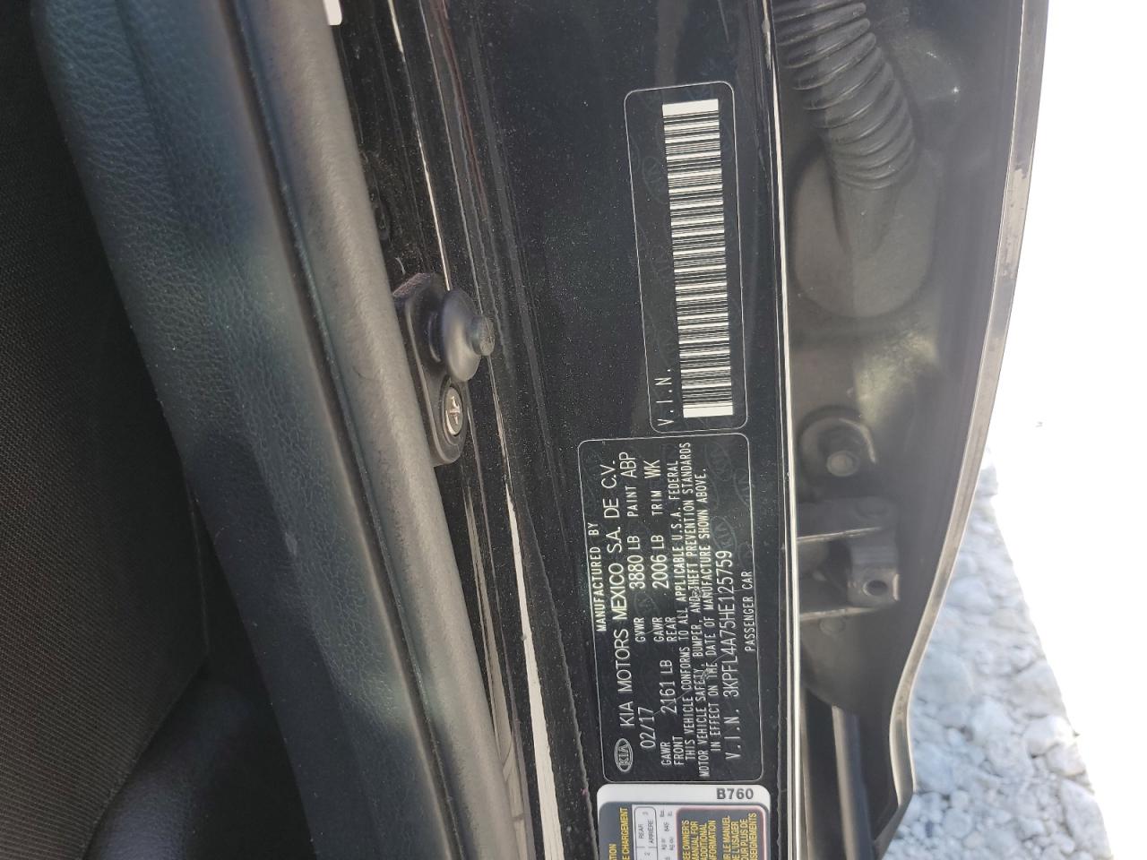 2017 Kia Forte Lx VIN: 3KPFL4A75HE125759 Lot: 64882845