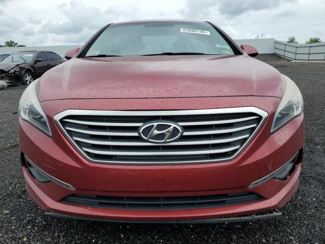  HYUNDAI SONATA 2015 Czerwony