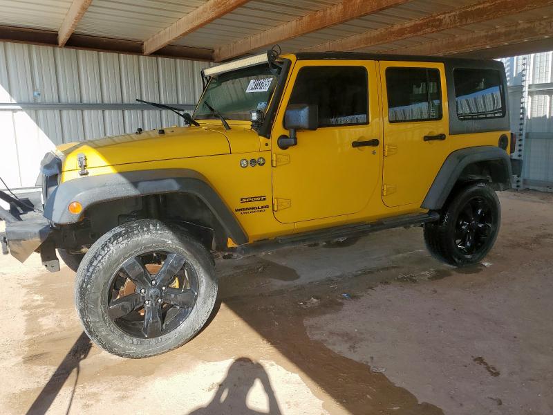  JEEP WRANGLER 2015 Желтый