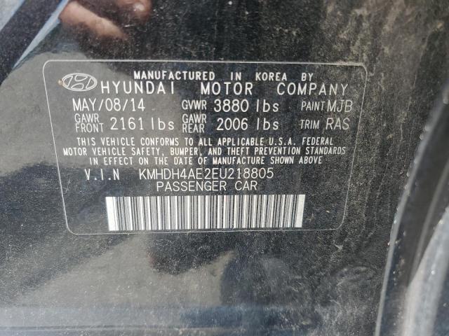 2014 HYUNDAI ELANTRA SE  