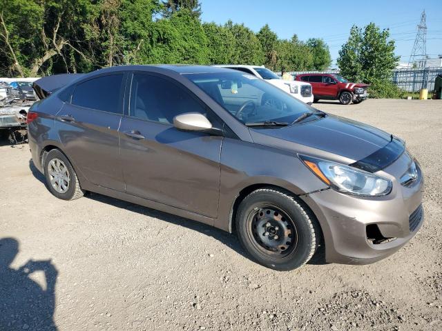 Sedans HYUNDAI ACCENT 2014 tan