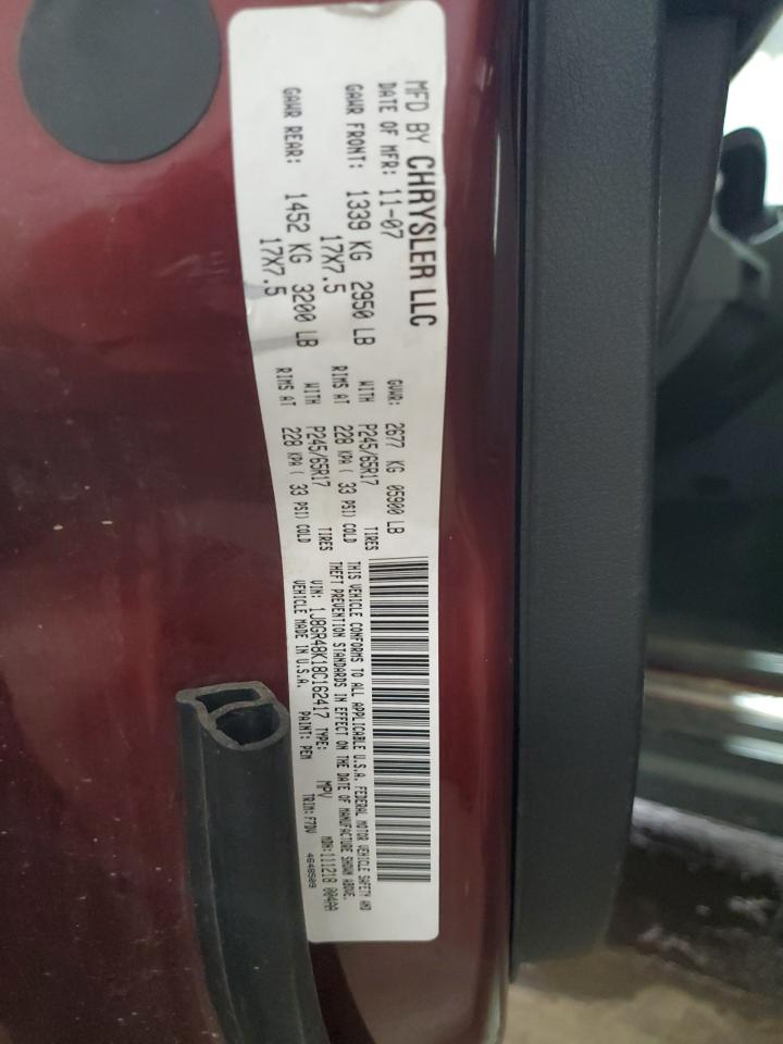 2008 Jeep Grand Cherokee Laredo VIN: 1J8GR48K18C162417 Lot: 64204685