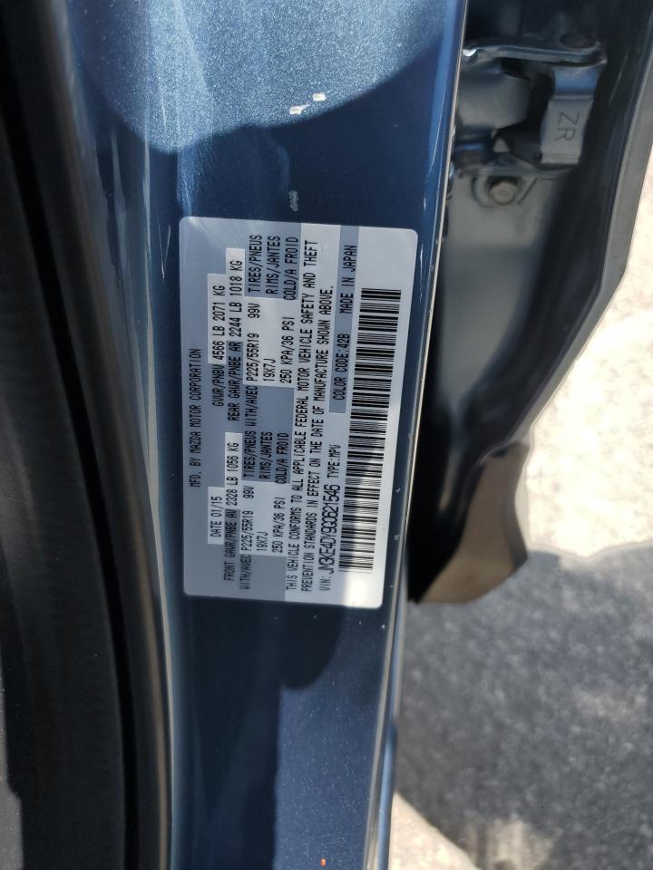 2016 Mazda Cx-5 Gt VIN: JM3KE4DY9G0621546 Lot: 64365495