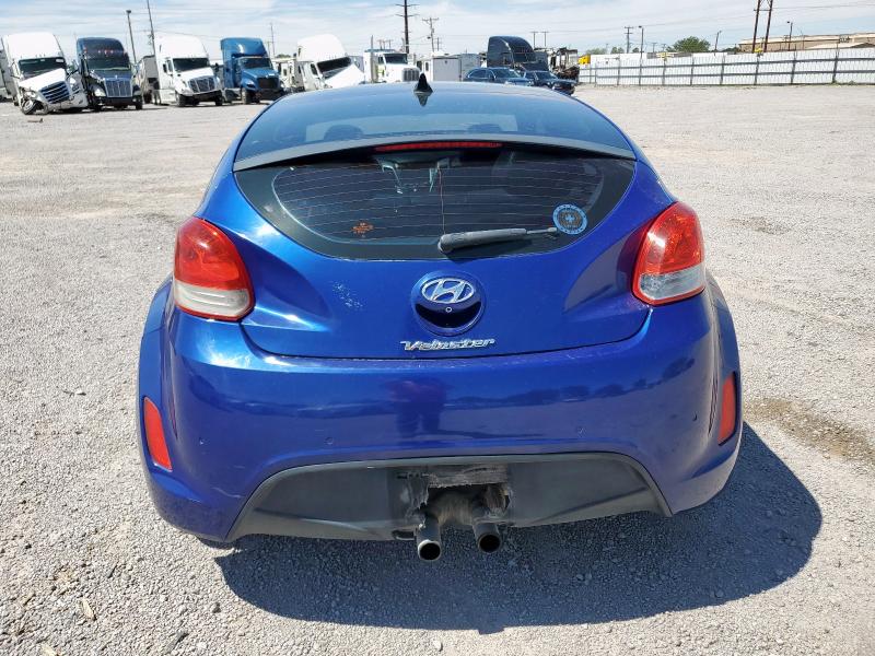 Coupet HYUNDAI VELOSTER 2013 Granatowy