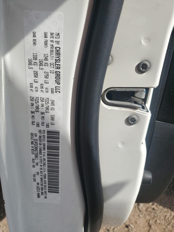 2013 Dodge Journey Se VIN: 3C4PDCAB4DT558611 Lot: 66321705