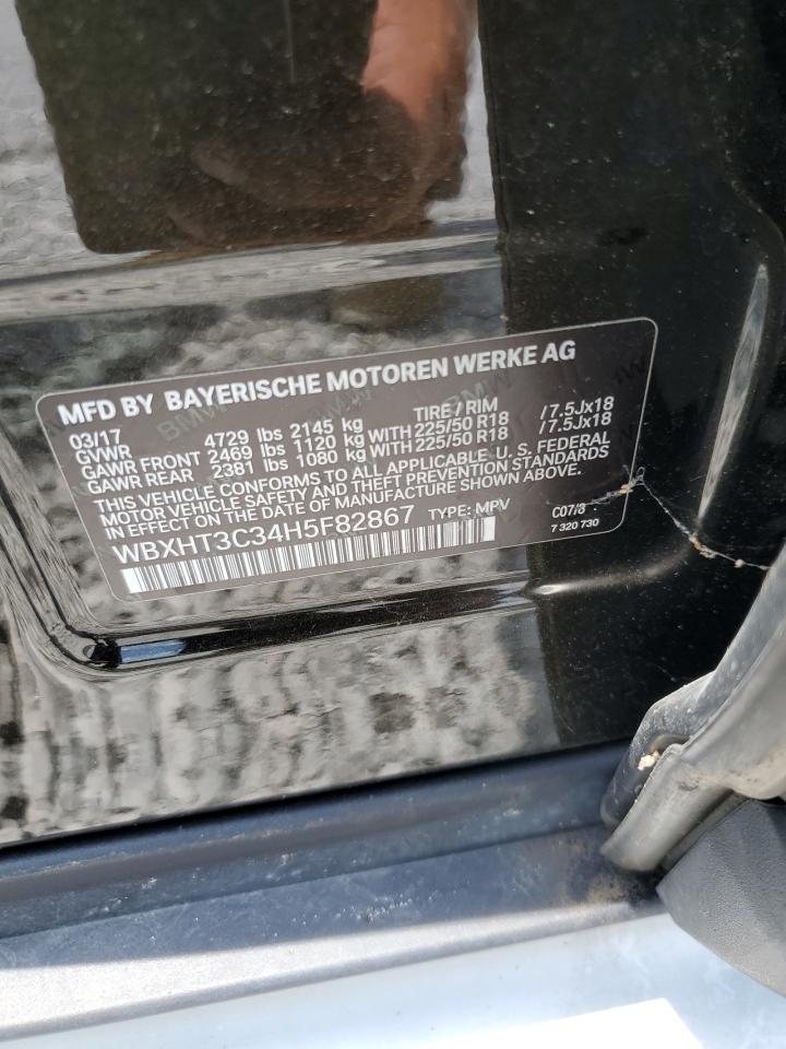 2017 BMW X1 xDrive28I VIN: WBXHT3C34H5F82867 Lot: 65686135