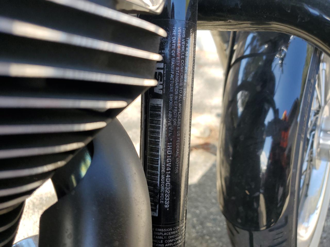 2013 Harley-Davidson Fxdc Dyna Super Glide VIN: 1HD1GV414DC323339 Lot: 63988715