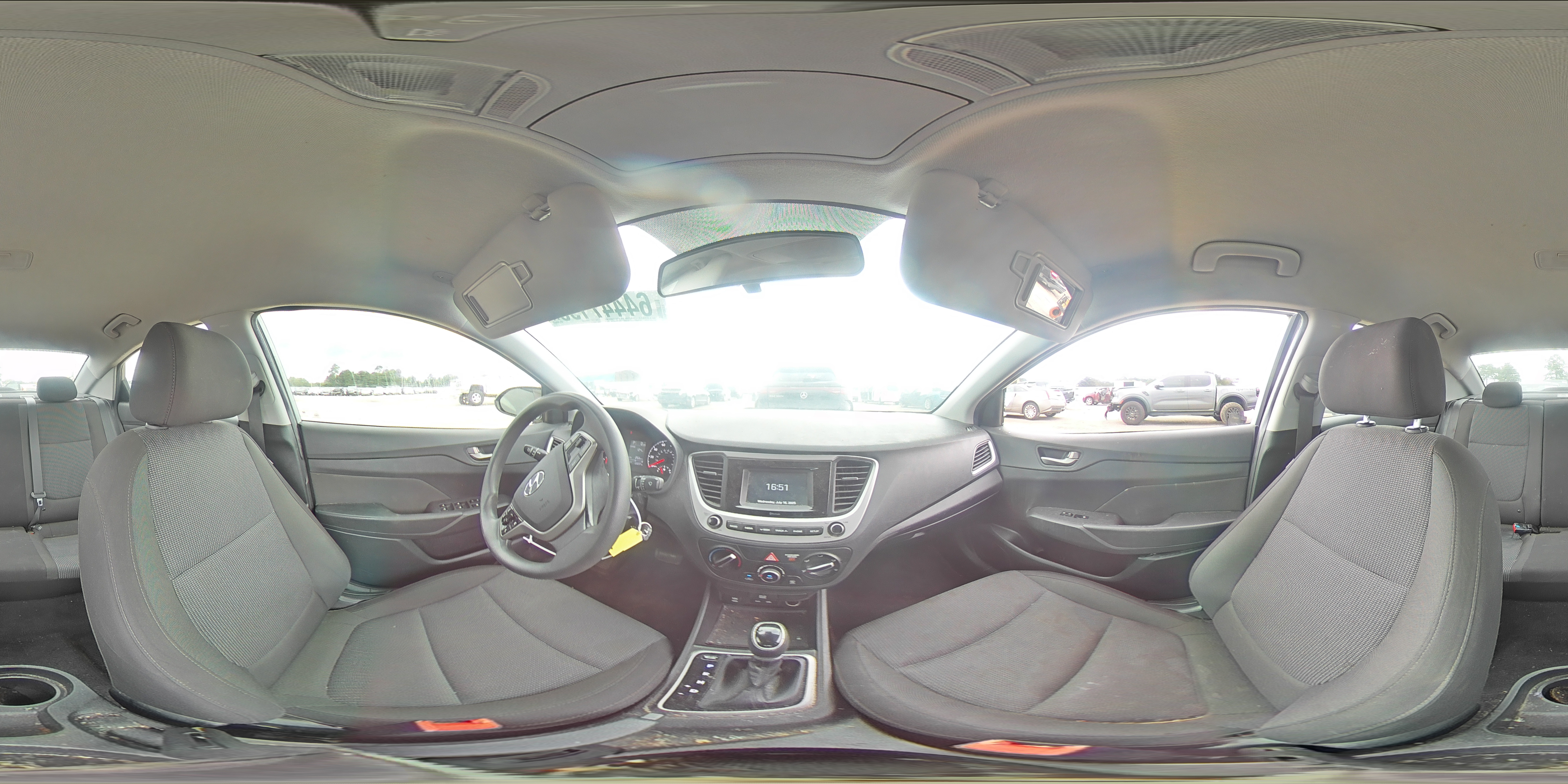 2021 Hyundai Accent Se VIN: 3KPC24A65ME137076 Lot: 64447195