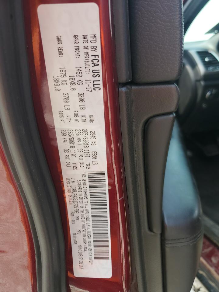2018 Jeep Grand Cherokee Laredo VIN: 1C4RJFAG2JC220792 Lot: 63848195
