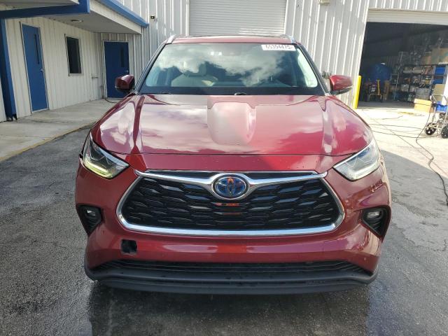  TOYOTA HIGHLANDER 2021 Czerwony