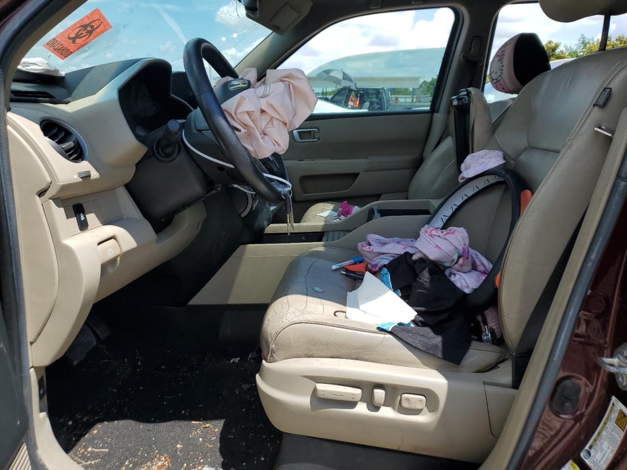2013 Honda Pilot Exl VIN: 5FNYF3H52DB005419 Lot: 61974015
