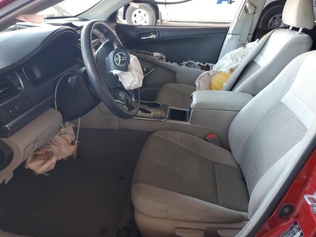  TOYOTA CAMRY 2012 Красный