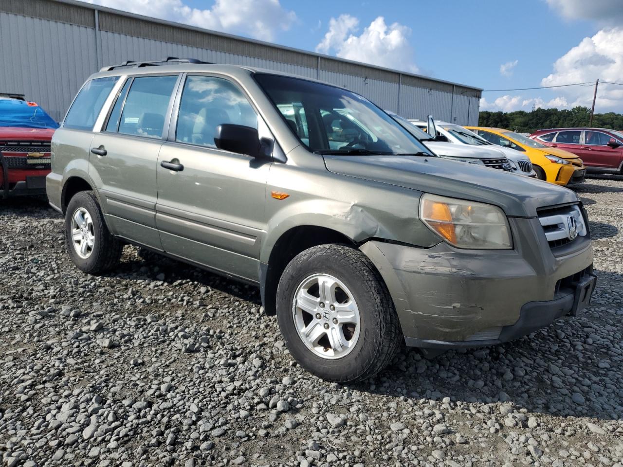 2007 Honda Pilot Lx VIN: 5FNYF18137B029704 Lot: 64726575