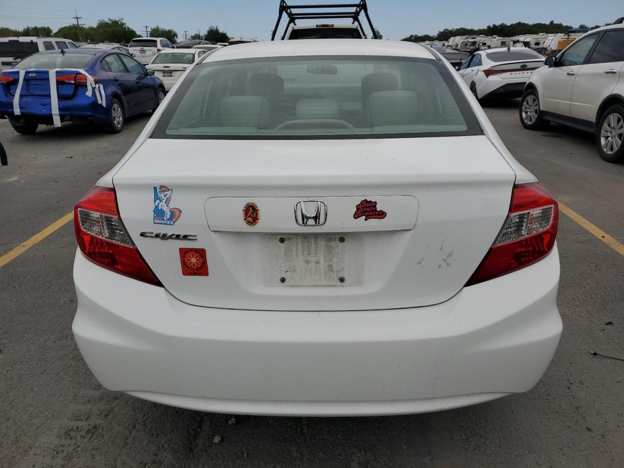 2012 Honda Civic Lx VIN: 19XFB2F54CE391992 Lot: 64655485