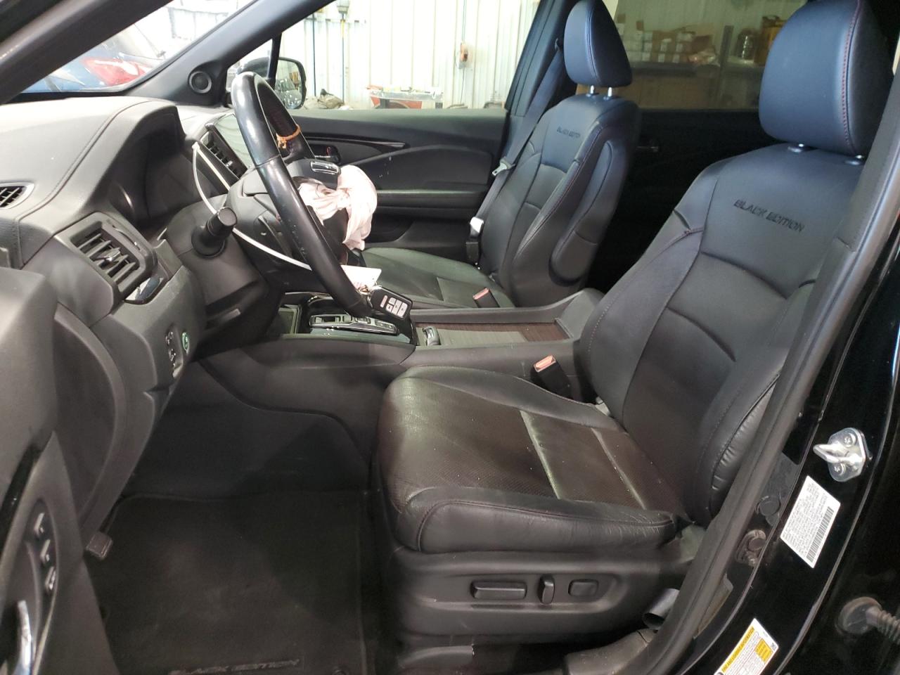 2022 Honda Pilot Black VIN: 5FNYF6H72NB047934 Lot: 64626435
