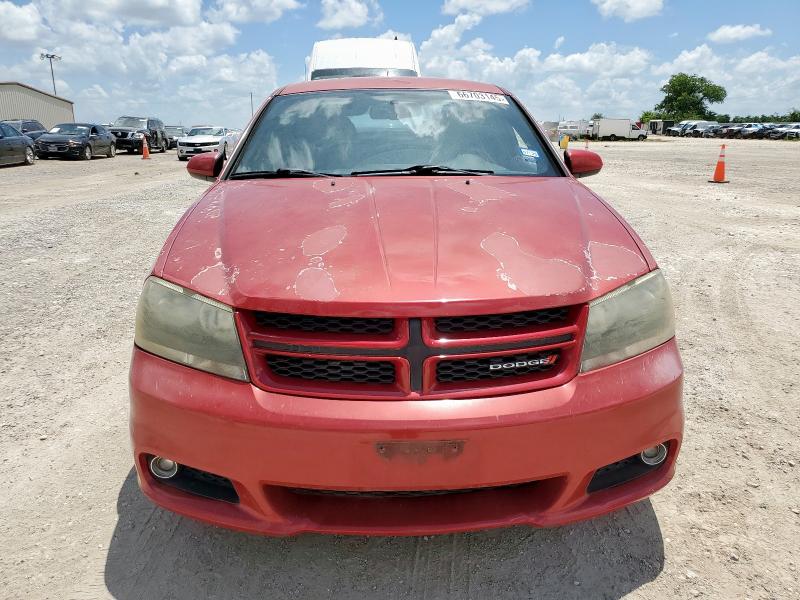  DODGE AVENGER 2013 Czerwony