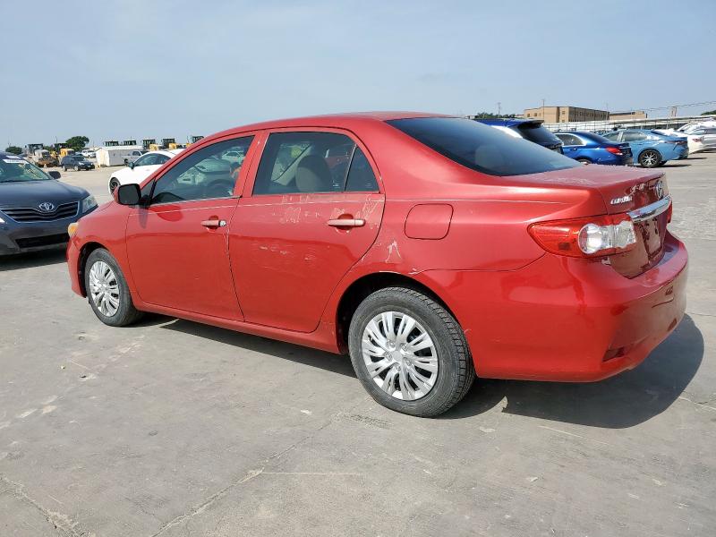 Sedans TOYOTA COROLLA 2012 Czerwony