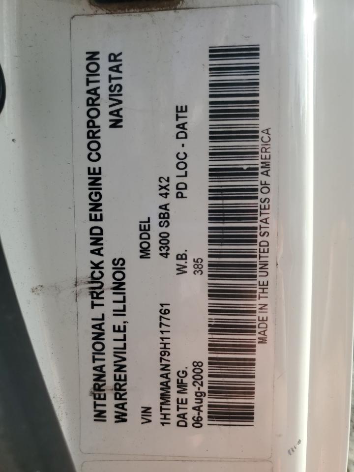 2009 International 4000 4300 - Construction Trucks Vacuum Truck VIN: 1HTMMAAN79H117761 Lot: 65322055