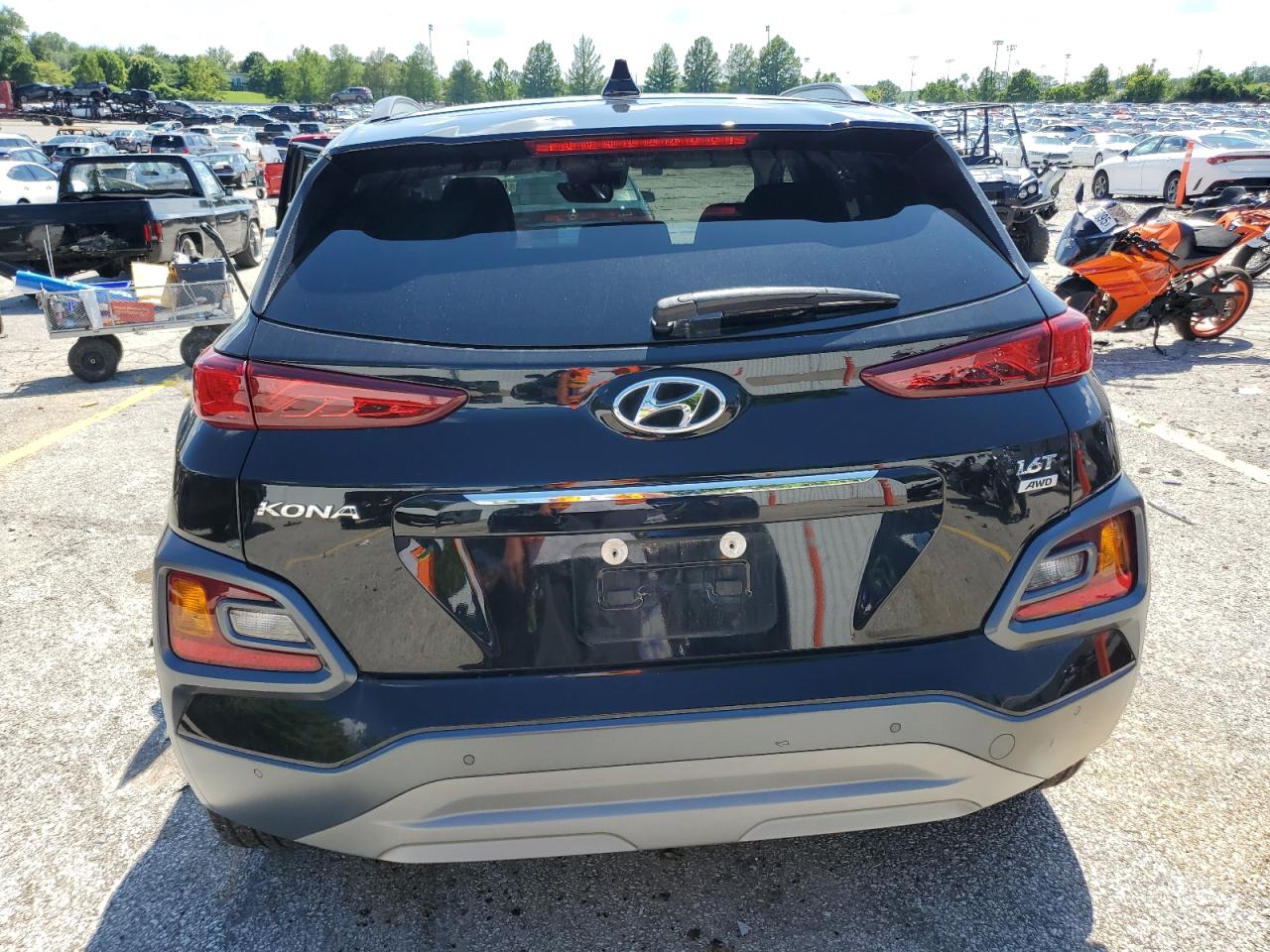 2021 Hyundai Kona Ultimate VIN: KM8K5CA54MU701365 Lot: 64232385