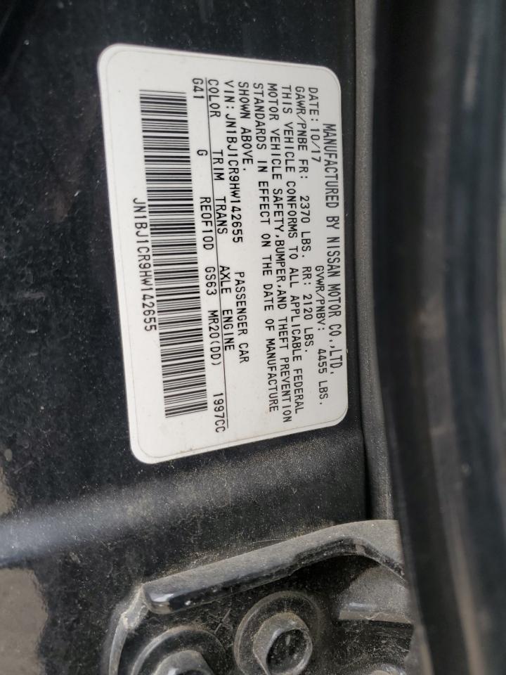 2017 Nissan Rogue Sport S VIN: JN1BJ1CR9HW142655 Lot: 65426405