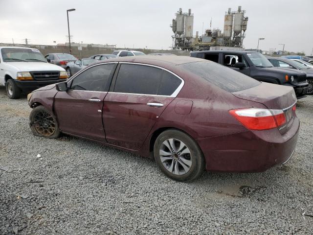 Sedans HONDA ACCORD 2015 Burgundy